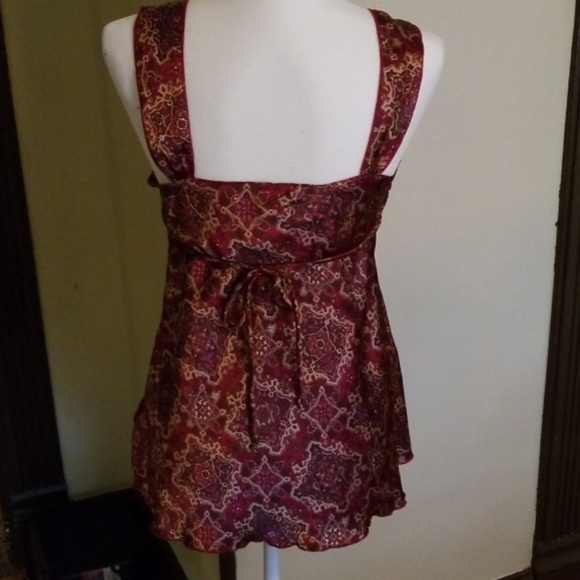 Empire waist satin tank - Picture 2 of 4